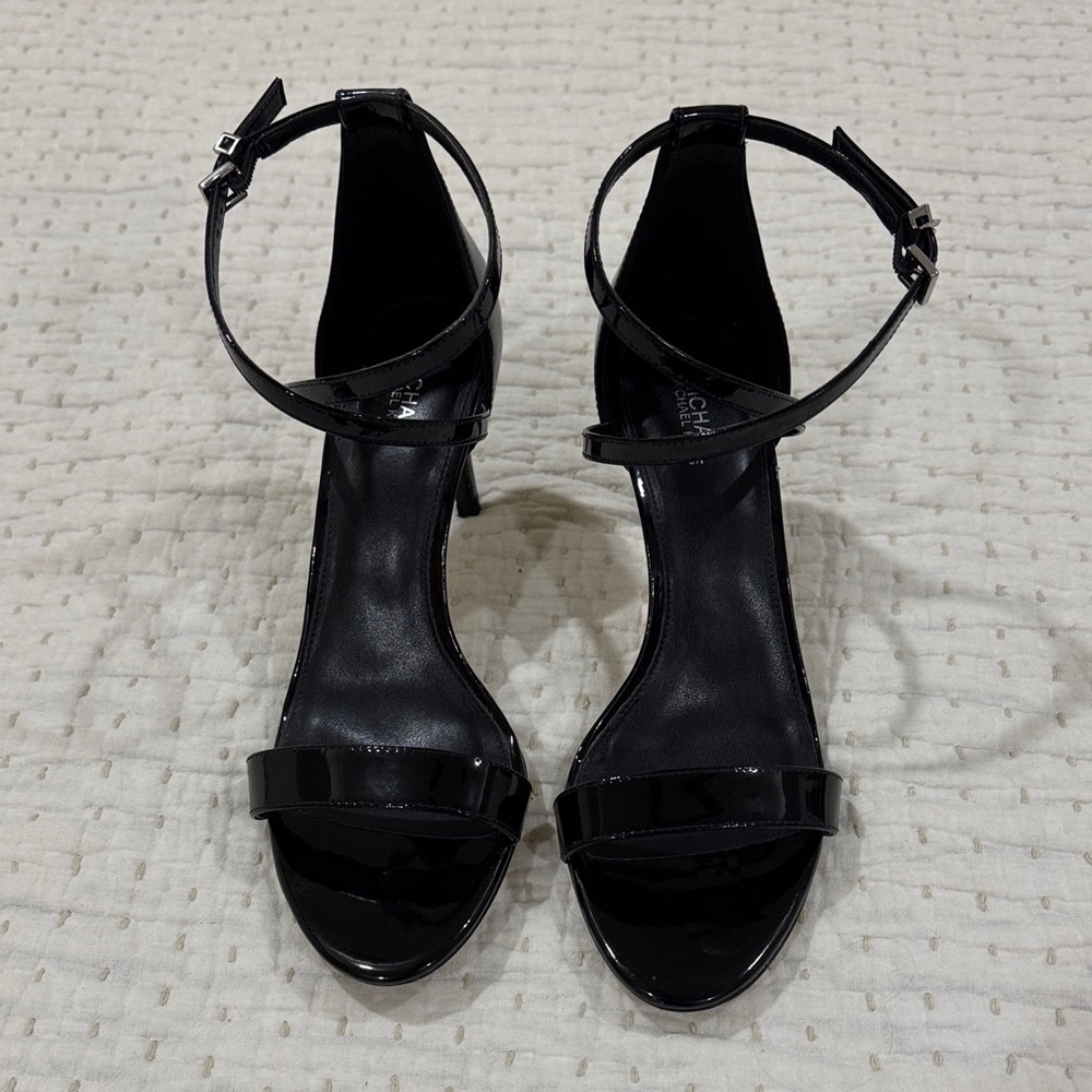 Elegant Black Strappy Heels